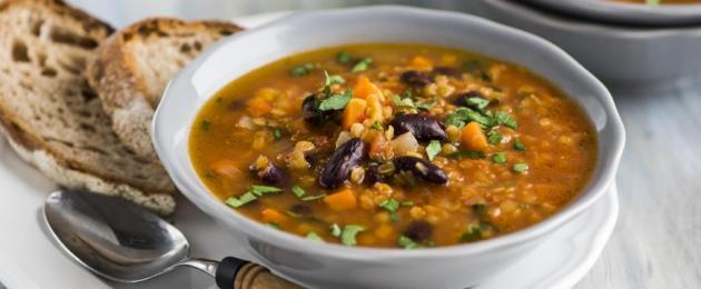 Рецепт супа из зелёной чечевицы. Лучшие рецепты супов из чечевицы красной, коричневой, желтой и зеленой
