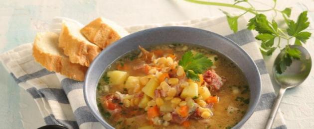 Суп из копченых голеней. Как Приготовить Суп с Копченостями — Рецепты