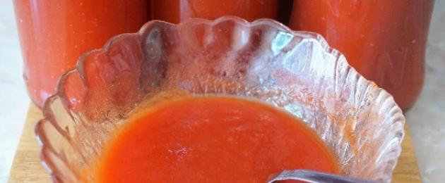 Домашний кетчуп из томатов. Кетчуп в домашних условиях
