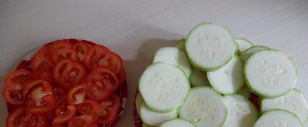 Запеченные кабачки с помидорами. Кабачки в духовке с помидорами: рецепты приготовления