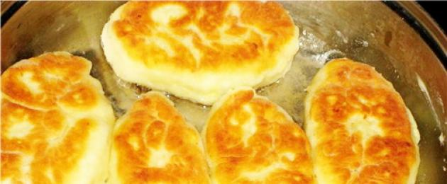 Рецепт пышных жареных пирожков на кефире поваренок. Пирожки на кефире, жаренные с капустой и картошкой: рецепты приготовления