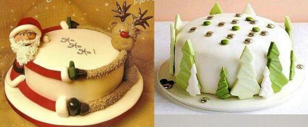 Как приготовить новогодний торт в домашних условиях. Вкусный торт на новый год своими руками