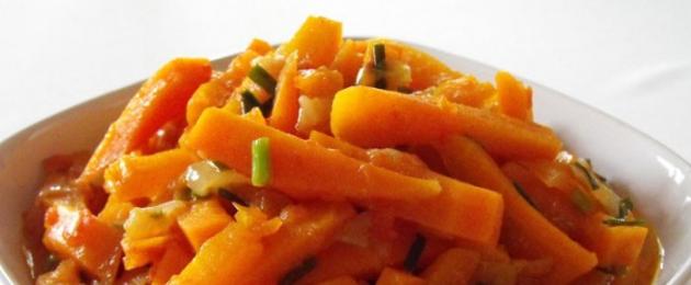 Тушеная морковь в соусе. Морковь тушеная (рецепт)