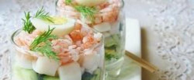 Салат с кальмарами и огурцом рецепт классический. Cалат из кальмаров с огурцом и яйцом