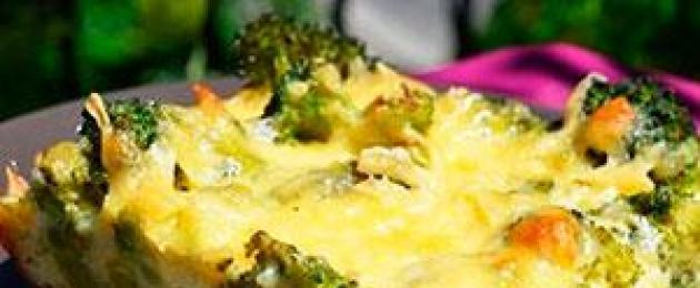 Аппетитная запеканка из брокколи и цветной капусты. Вкуснейшая запеканка из брокколи и цветной капусты