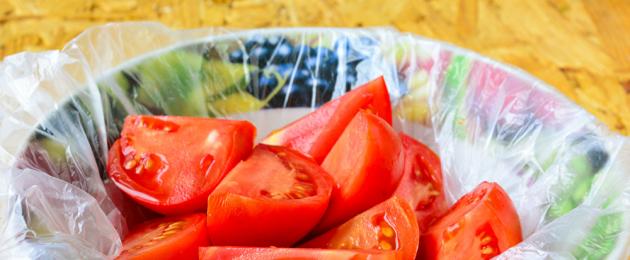 Рецепт приготовления малосольных помидор в пакете. Как приготовить вкусную закуску за сутки: рецепты маринованных помидор быстрого приготовления