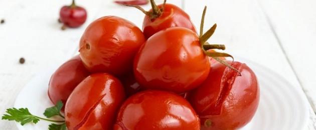 Малосольные томаты рецепт. Как быстро засолить зеленые помидоры