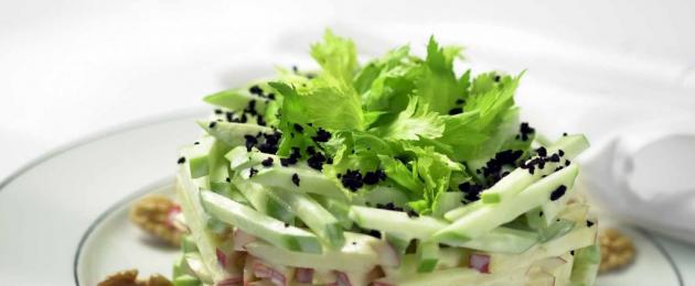Салат из редьки рецепты простые и вкусные. Салат из белой редьки с морковкой и зелёным горошком