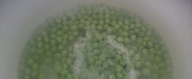 Спос на консервированный зеленый горошек. Зеленый горошек консервированный на зиму