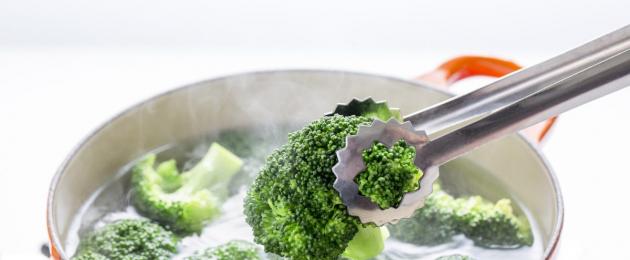 Брокколи: состав, калорийность и особенности приготовления. Продукт на все случаи жизни - вареная брокколи