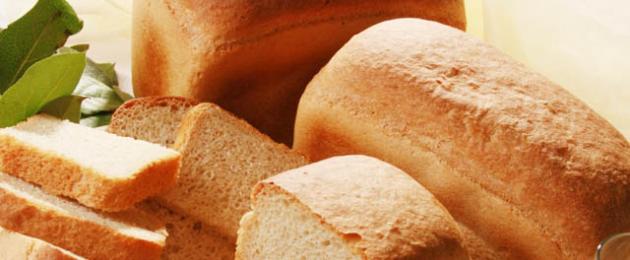 Хлеб пшеничный. Домашний хлеб из пшеничной муки