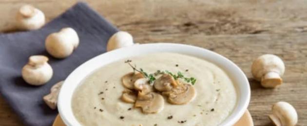 Как приготовить суп из замороженных грибов. Лучшие рецепты замечательного грибного супа из замороженных грибов