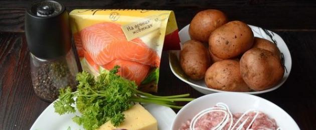  Картошка с фаршем по-французски: рецепты в духовке и мультиварке. 