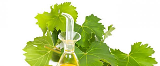 Виноградное масло применение. Масло виноградной косточки полезные свойства и противопоказания