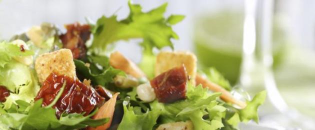 Блюда диетического питания. Диетический салат с авокадо